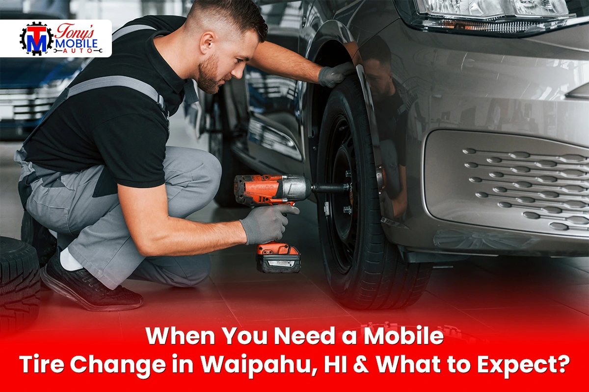 Mobile Tire Change in Waipahu HI